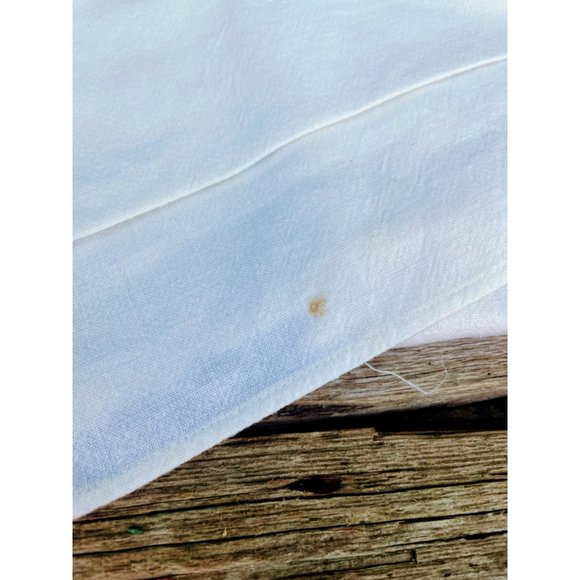 Vintage pair 1930s Creepy Eyes cat Face Applique Tea towels Dish Towels - Picture 7 of 9